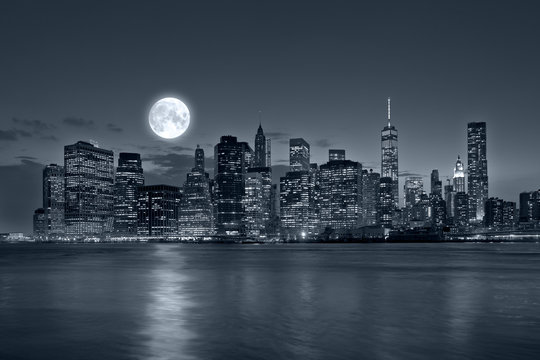 New York City at night
