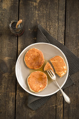 Pancakes with blueberries