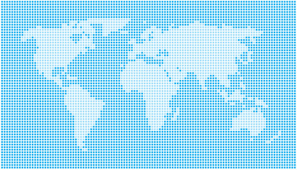 World map dots cyan EPS 10
