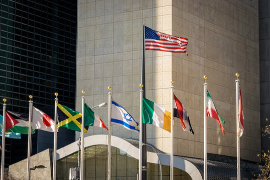 US Israel Flags