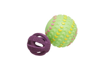 Two toys for dogs. Balls.