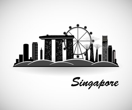 Singapore City Skyline Design