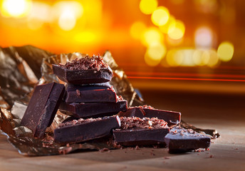 black chocolate