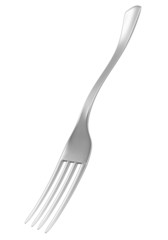 Silver Fork isolated on white background