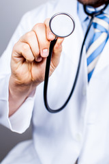 Arzt, Stethoskop, Untersuchung