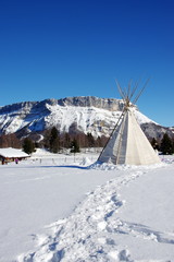 plateau nordique de la féclaz-savoie