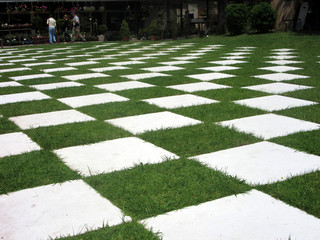 Chão em xadrez