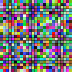 Fototapeta premium Colorful mosaic squares