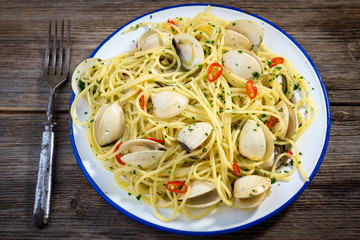 Spaghetti vongole