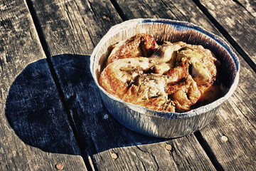 Grilled chicken for picnic table