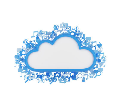 cloud with icons