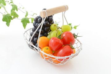 新鮮な野菜と果物