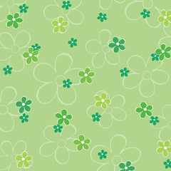 Grußkarte Hintergrund grün Blumen Karte Muster
