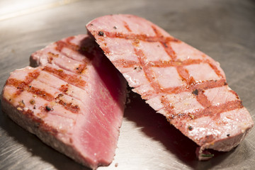 Fish - Grilled Yellowfin Tuna Steaks