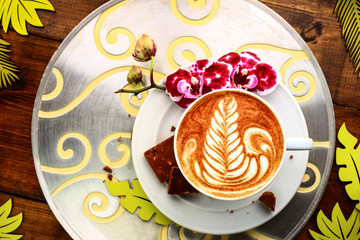 breakfast in the cafe