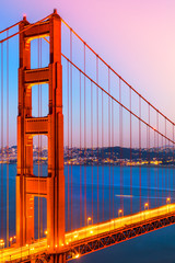 Golden Gate, San Francisco, California, USA. - obrazy, fototapety, plakaty