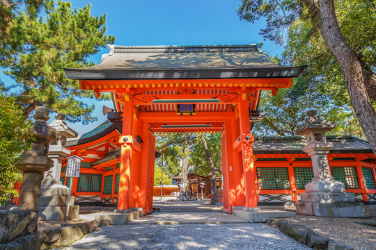 Fototapeta Sumiyoshi Grand Shrine in Osaka
