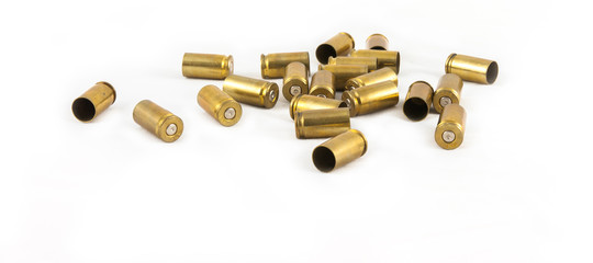 ammunition shell 9 mm. - obrazy, fototapety, plakaty
