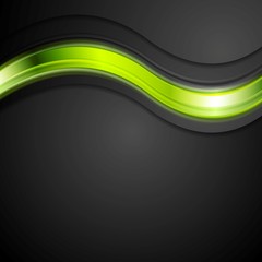 Bright corporate wavy background