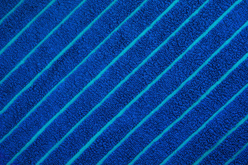 Blue beach towel texture
