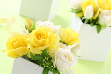 ギフト、花のアレンジ