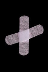 crossed medical bandage
