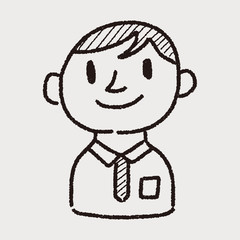 doodle businessman