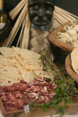 Fototapeta na wymiar Sardinian food