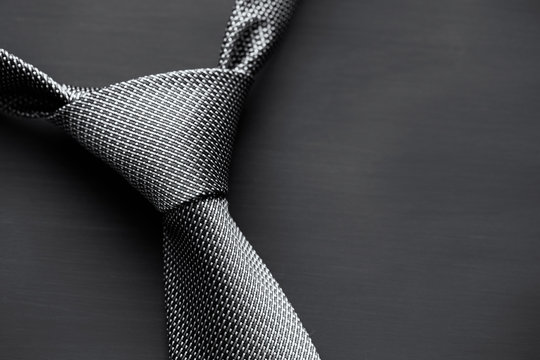 Dark men's tie