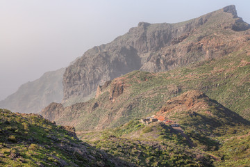 Fototapeta na wymiar Masca in Macizo de Teno Mountains on Tenerife