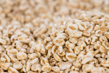 Puffed Wheat background