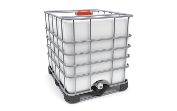 Plastic bulk with metallic cage