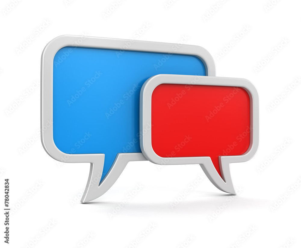 Poster speech bubbles (clipping path included)