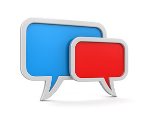 speech bubbles (clipping path included)