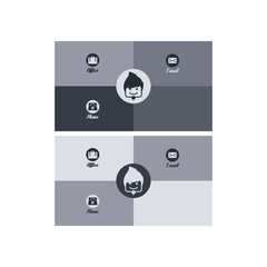 modern business card