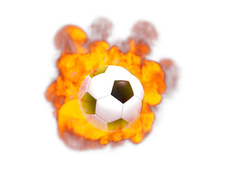 炎のサッカーボール
