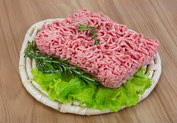 Raw minced meat