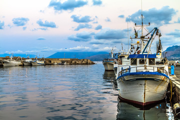 Fototapeta na wymiar Palermo Harbor