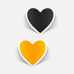 realistic design element: heart