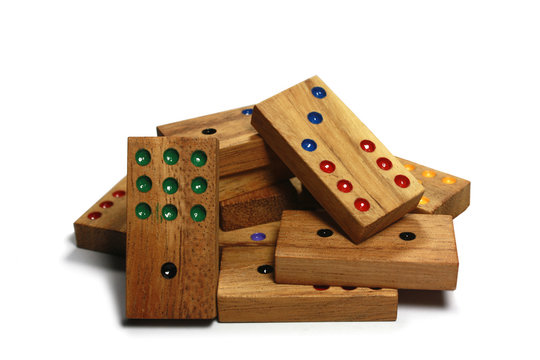 Wooden domino