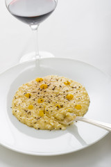 risotto with red wine