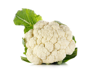 Cauliflower isolated on white background