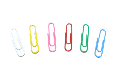 office color paper clip set