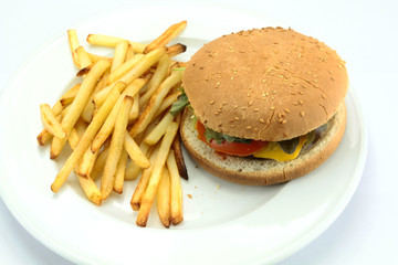 burger et frites