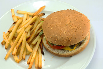 burger et frites