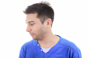 Obraz premium A portrait of a man with white background