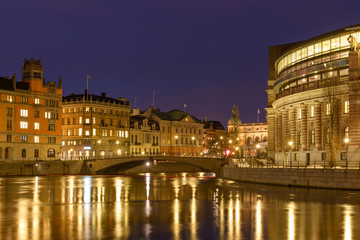 Fototapeta na wymiar Gamla Stan, Stockholm