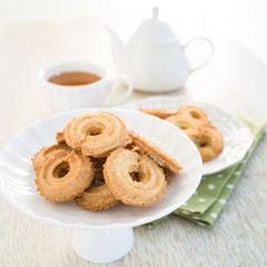 cookie and tea