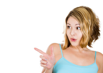 Fototapeta premium Surprised woman 