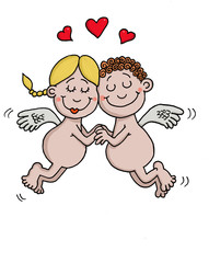 Angels are in love